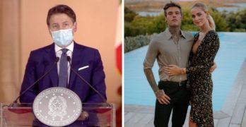 Conte chiede aiuto a Fedez e Chiara Ferragni, dovranno essere loro a convincere i giovani ad indossare la mascherina